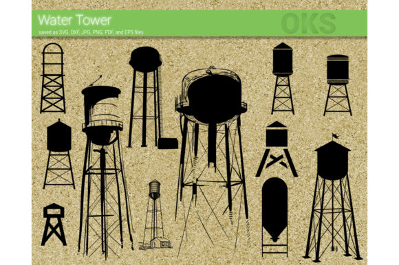 Water tower svg.