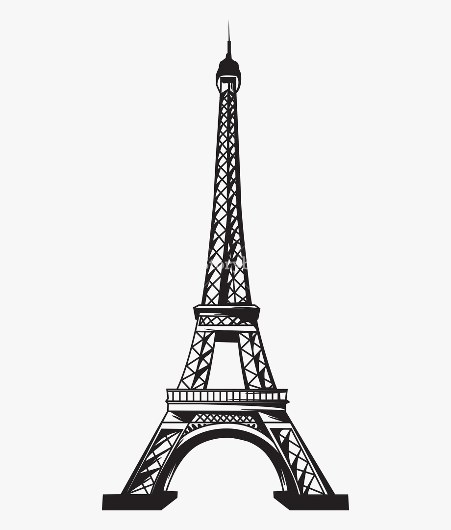 Eiffel tower transparent.