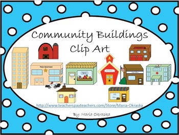Community Buildings Clipart
