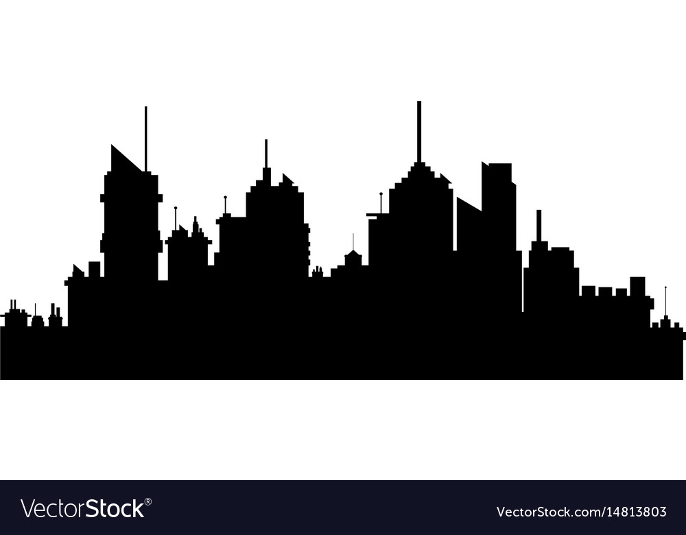 Old Town Clipart town silhouette