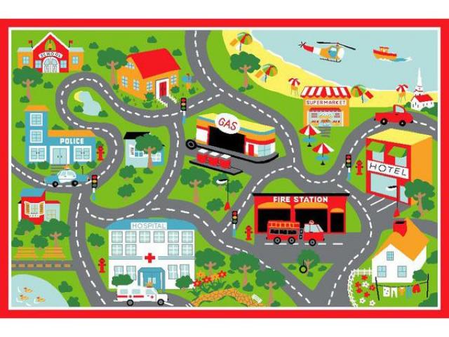 Town Clipart simple map