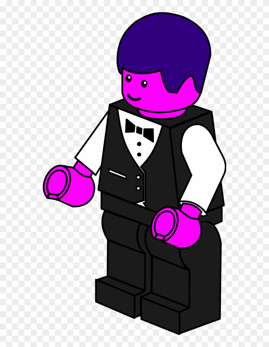 Lego town waiter.