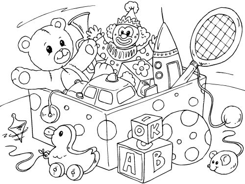 Free Toys Black And White Clipart, Download Free Clip Art