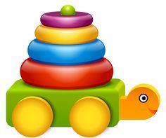 Toddler toys clipart.