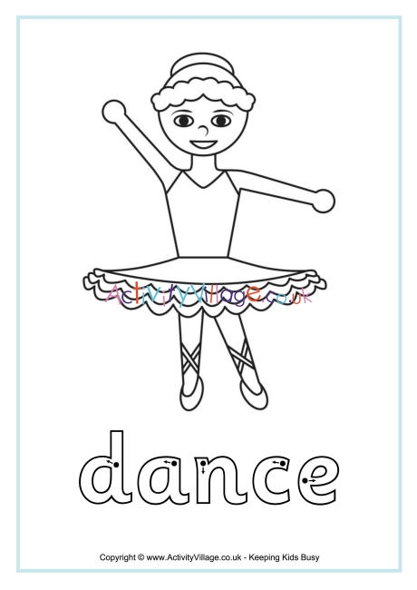 Dance finger tracing.