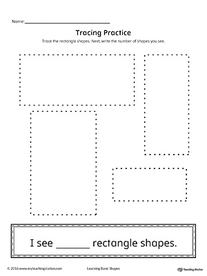 Preschool Shapes Printable Worksheets