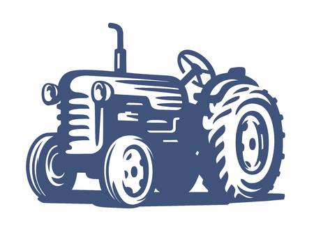 tractor clipart antique