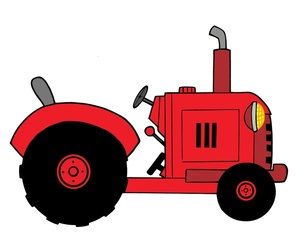 Free tractors cliparts.