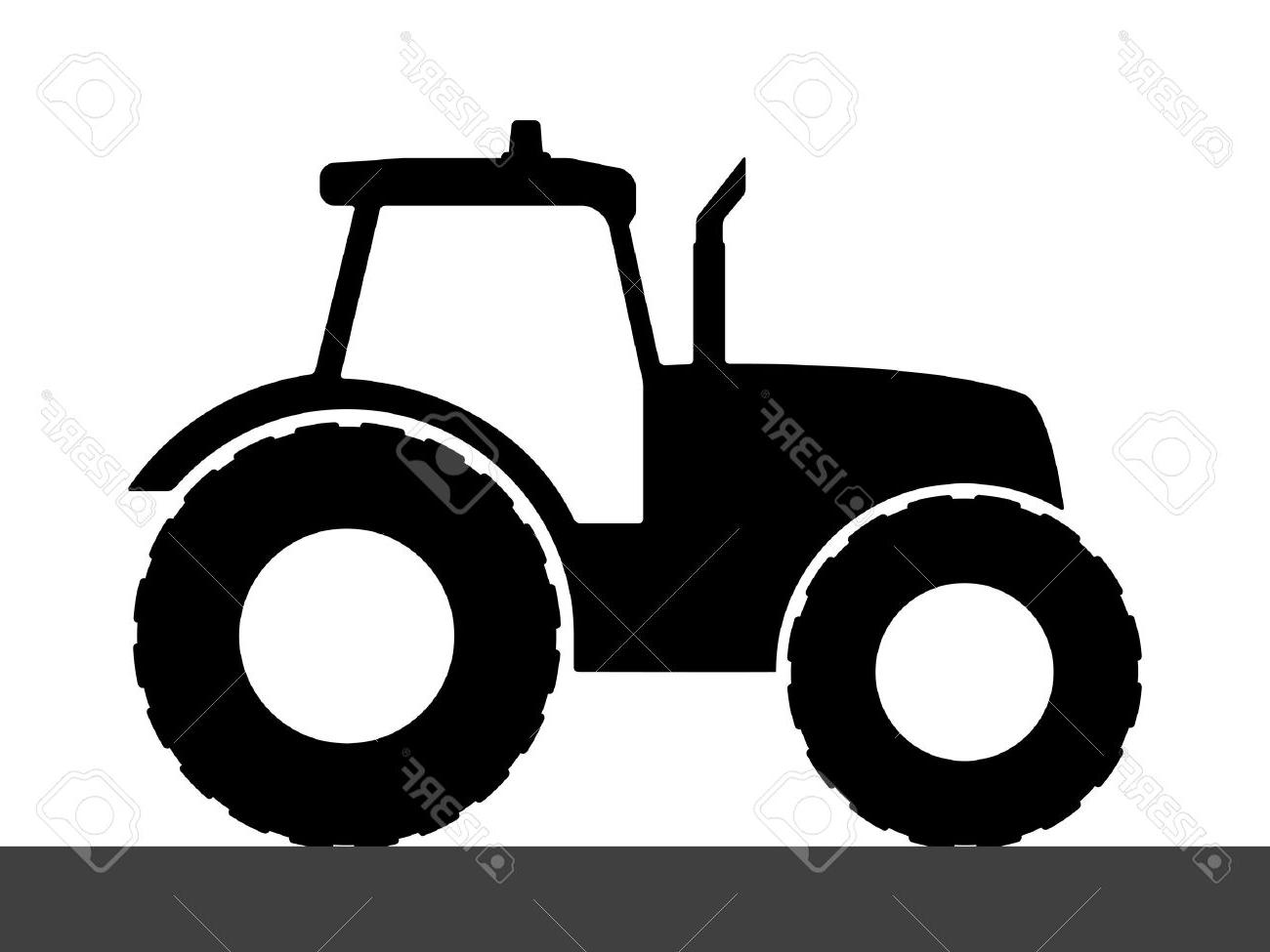 Best Tractor Silhouette Image