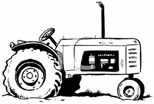 45 tractor clipart.