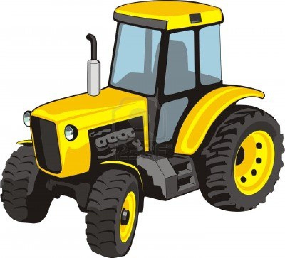 Stock vector tractors.