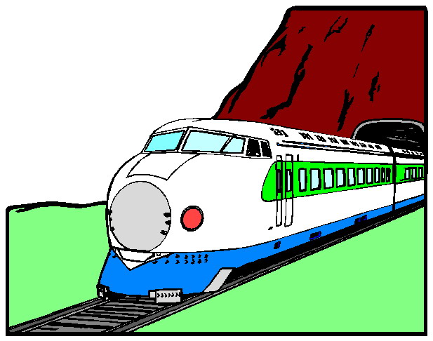 Free animated train.