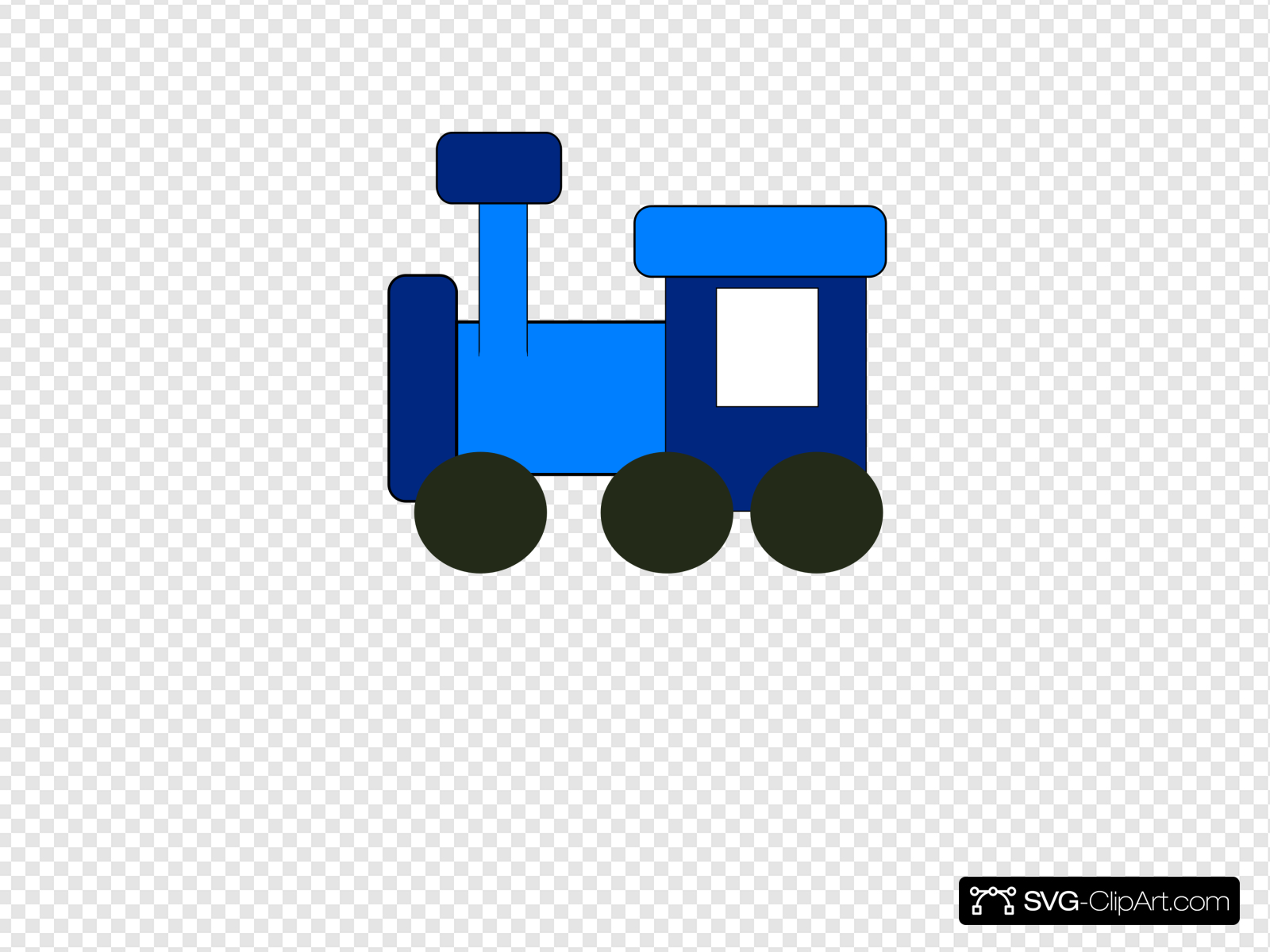 Blue Train Clip art, Icon and SVG