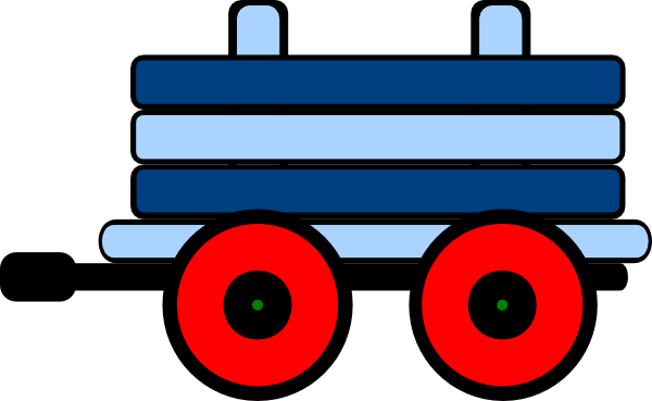 Toot toot train carriage clip art at vector clip art image