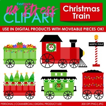 Christmas train clip.