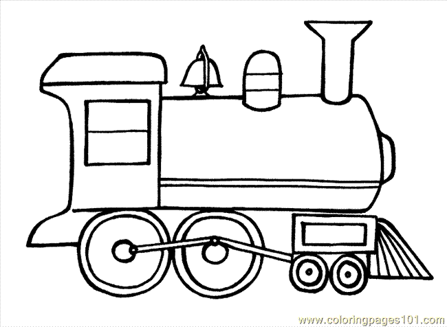 Train coloring pages.