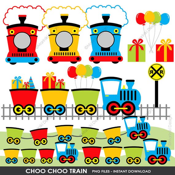 Choo Choo Train Clipart, Cute Train Clip Art, Train