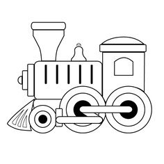 Toy train engine.