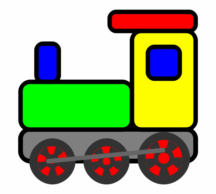 Scripted toy train.