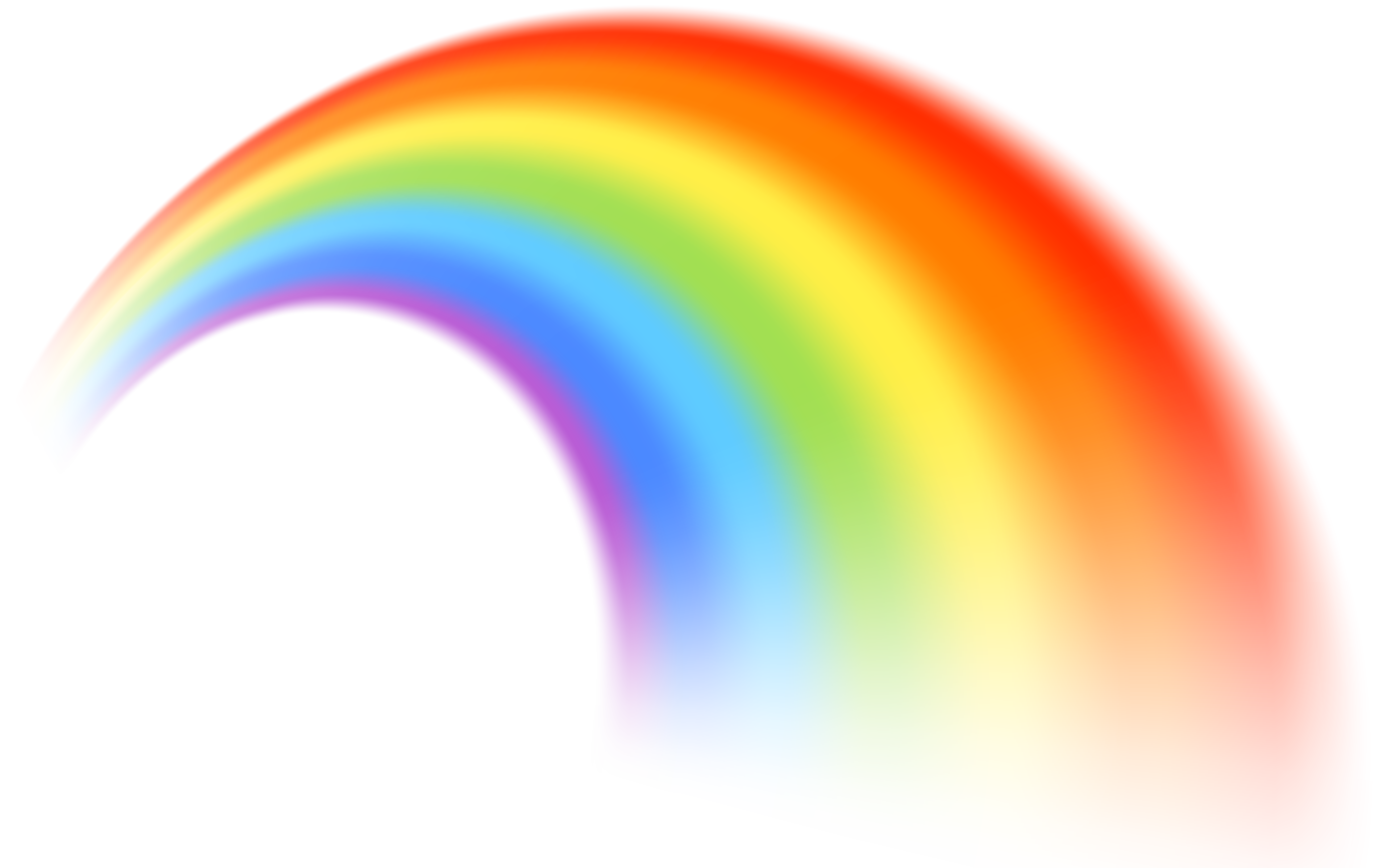Rainbow transparent image.