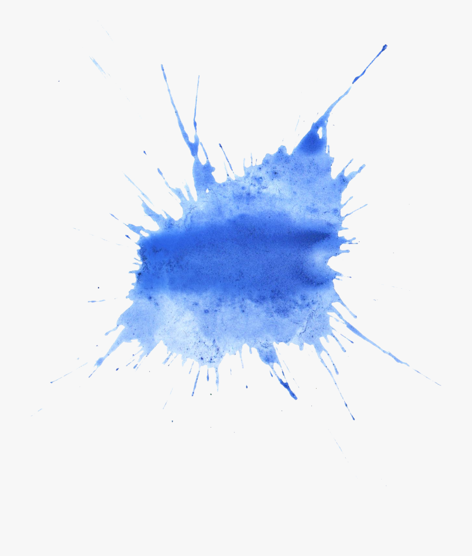 Dark Blue Clipart Blue Splatter