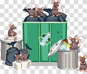 trash can clipart messy
