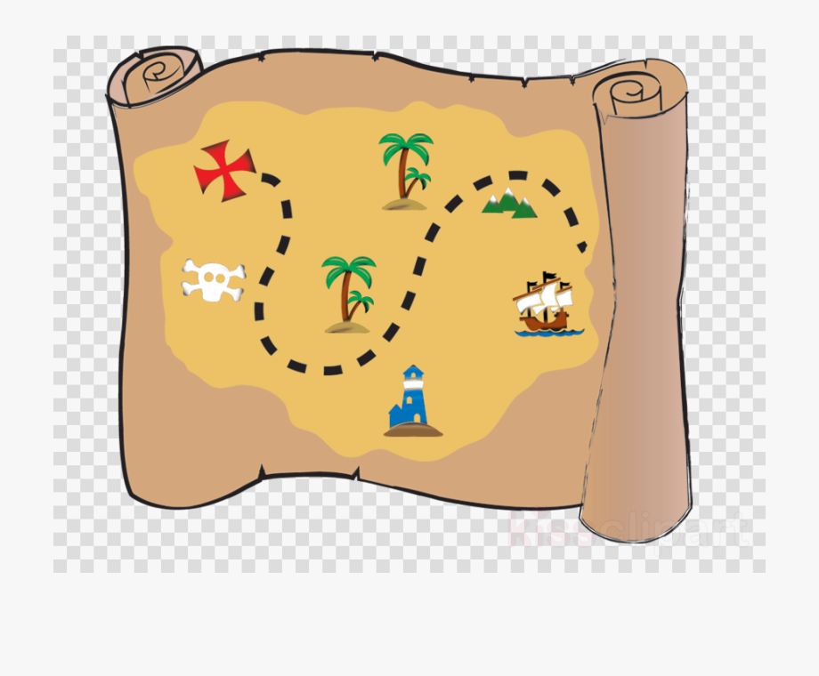 treasure map clipart