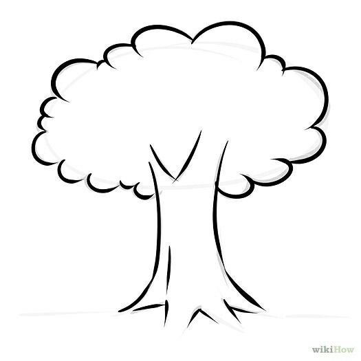 Simple tree sketch