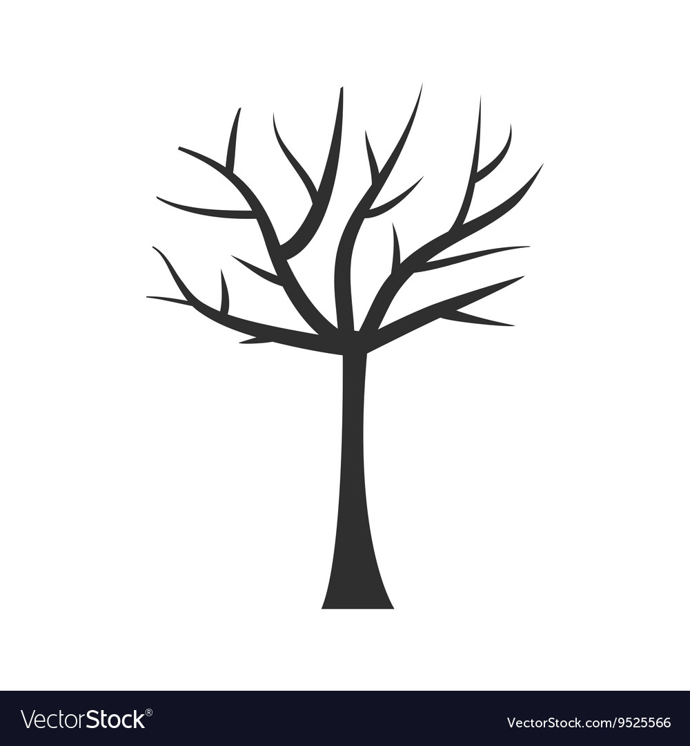 Tree trunk silhouette.