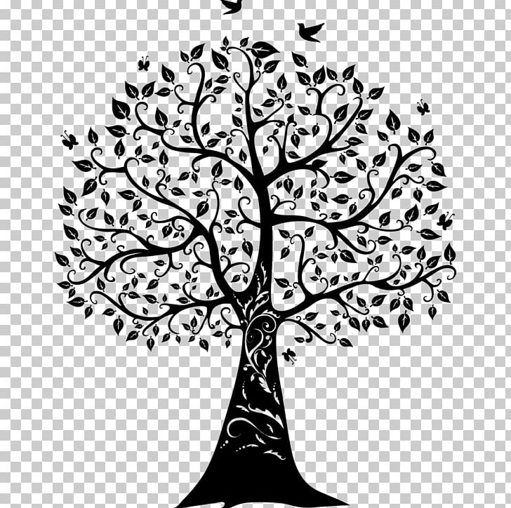 Paper Wall Decal Tree Of Life PNG, Clipart, Art, Black And