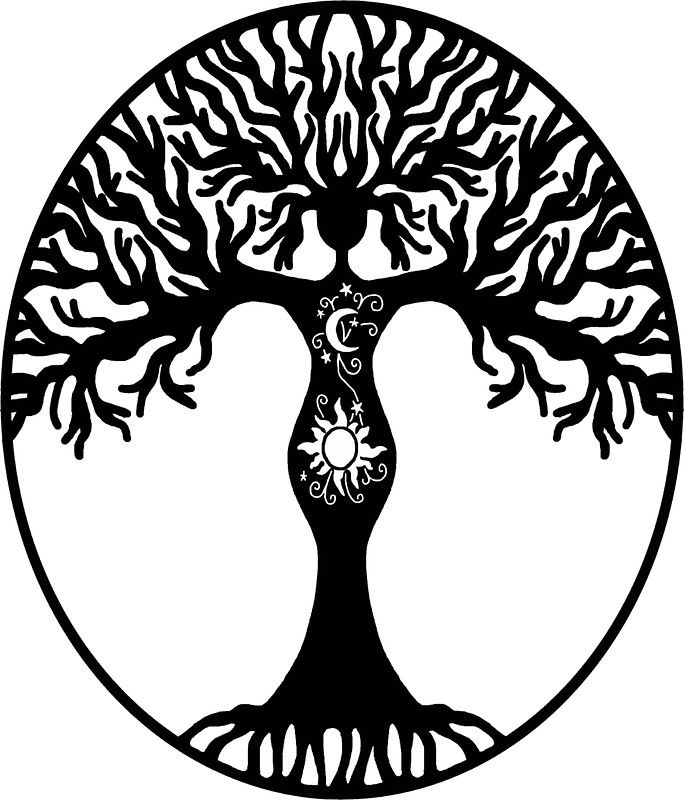 Pagan goddess tree.