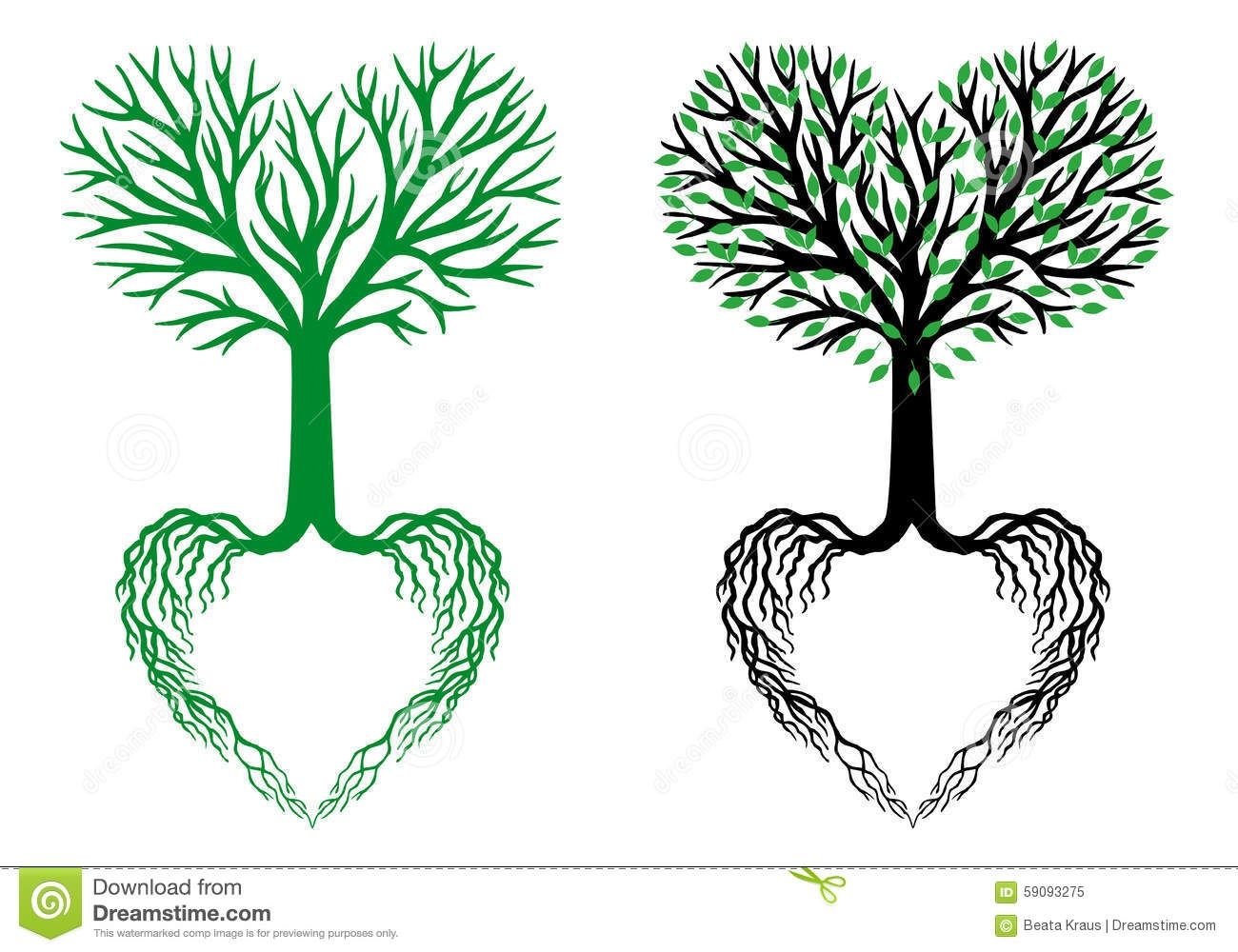 Roots clipart tree life