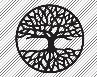 Black And White Tree Of Life PNG Transparent Black And White