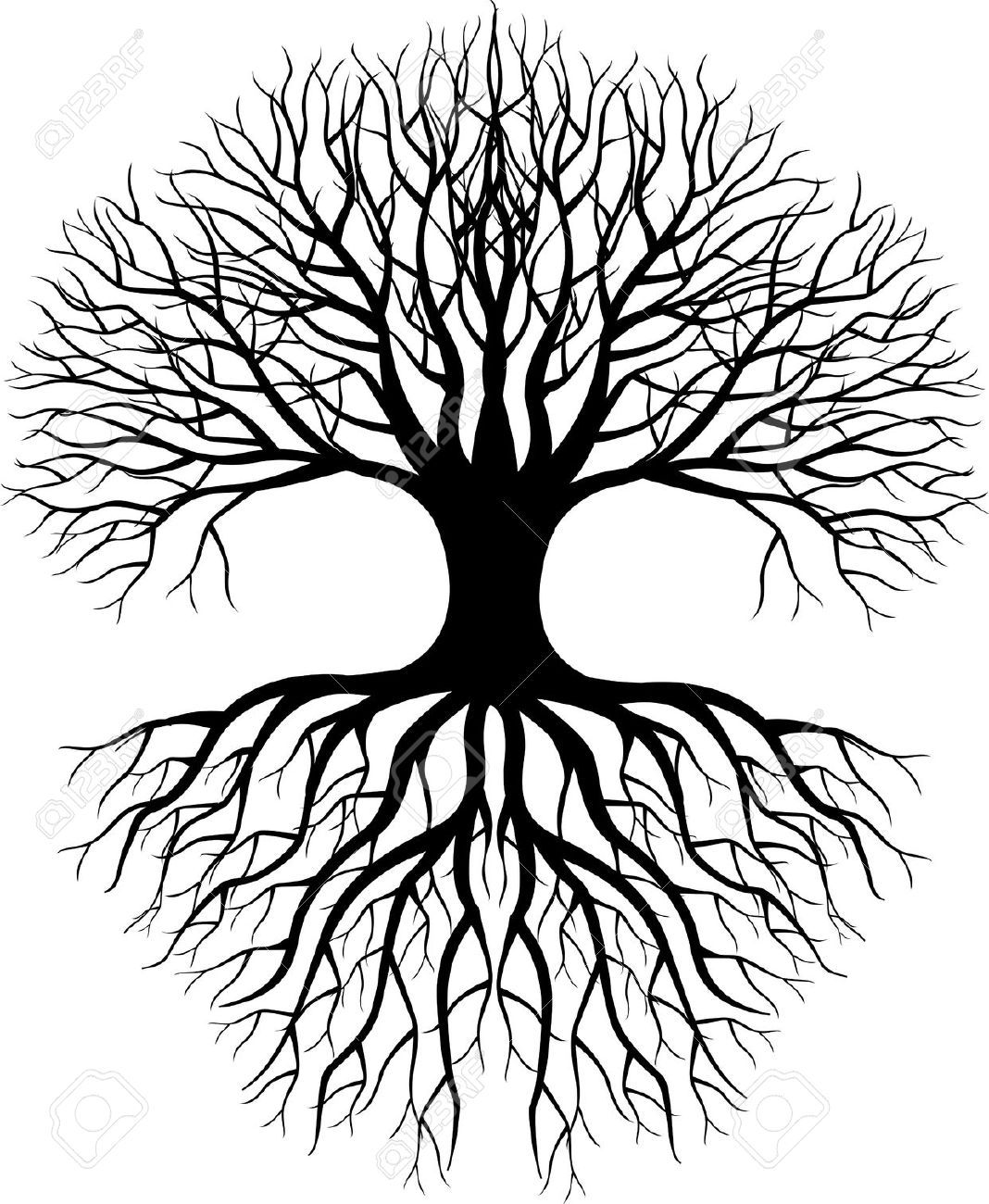 Stock vector tree.