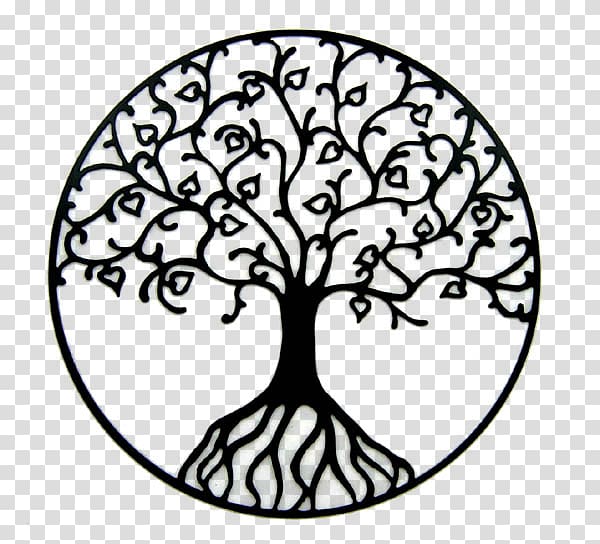 Wall decal Tree of life Sticker Drawing, tree transparent