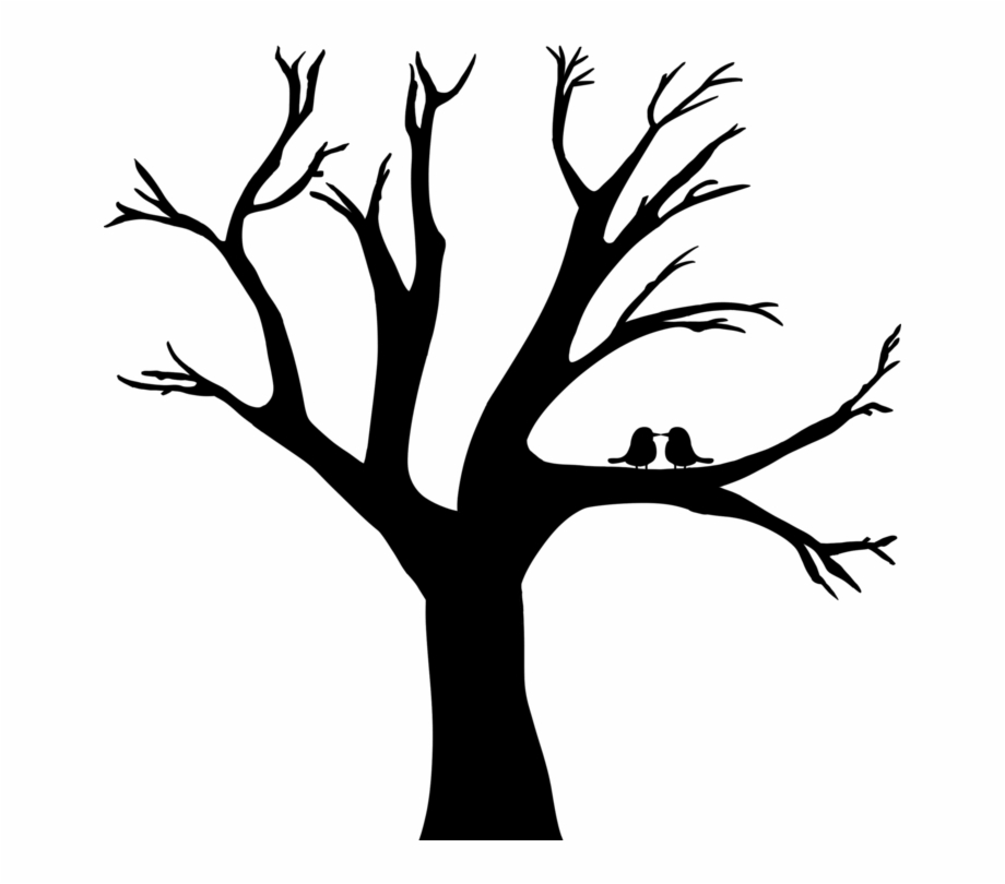 Love Birds In A Tree