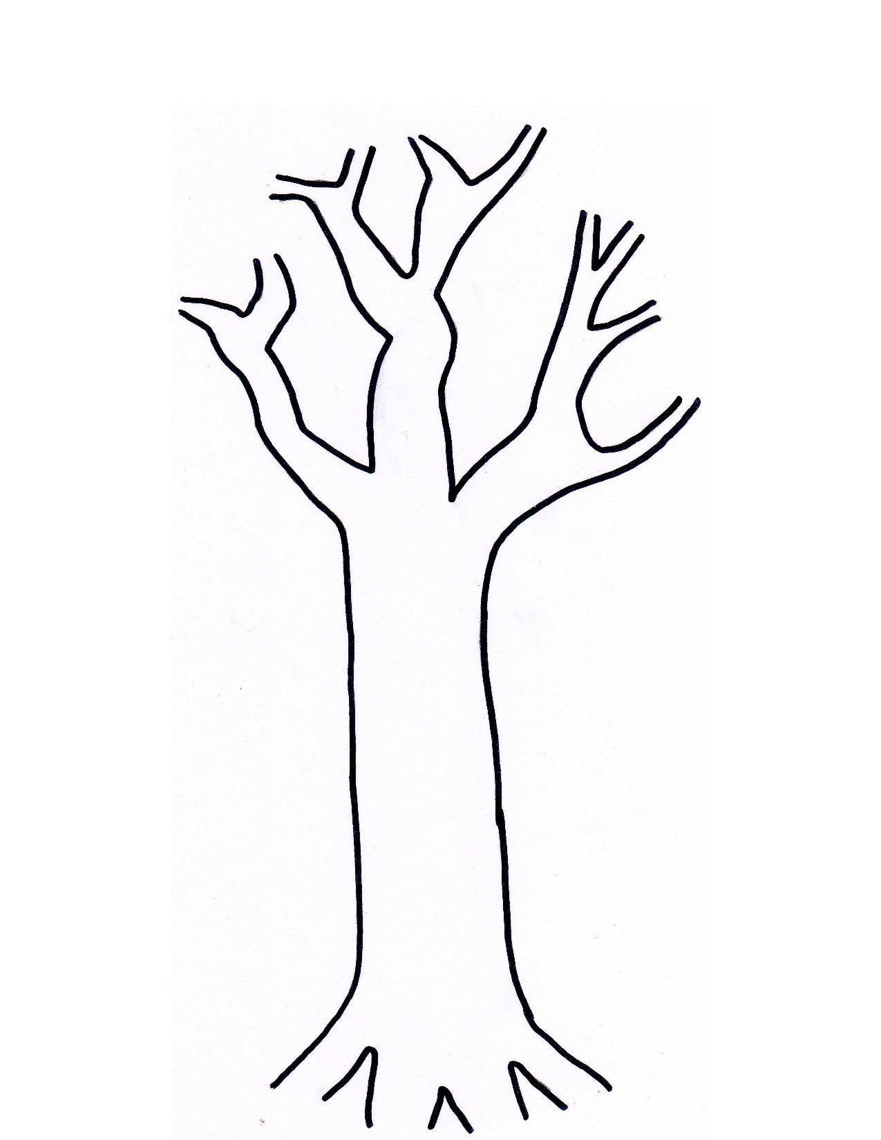 Tree Trunk Clipart Black And White
