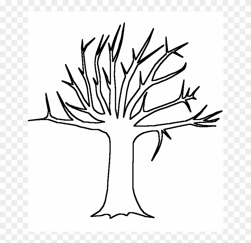 Tree trunk template.