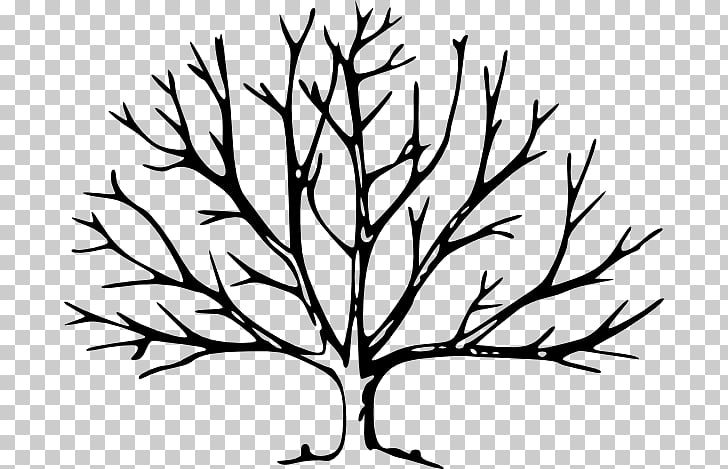 Tree drawing silhouette.