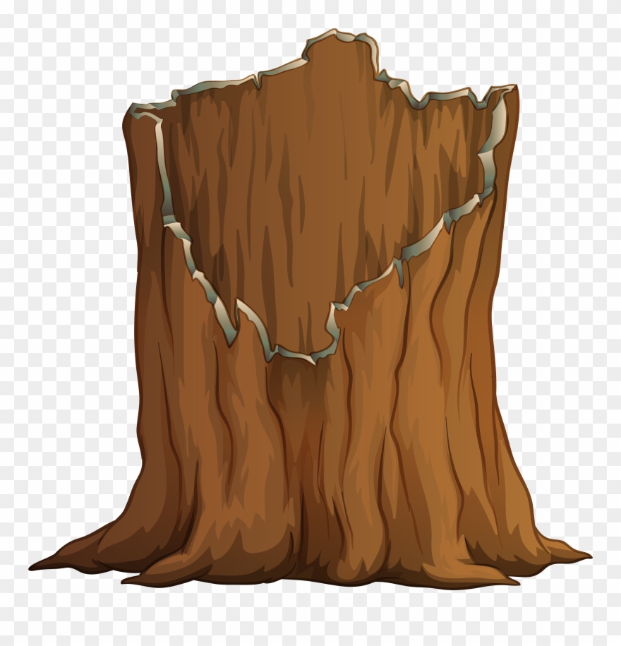 tree trunk clipart stump