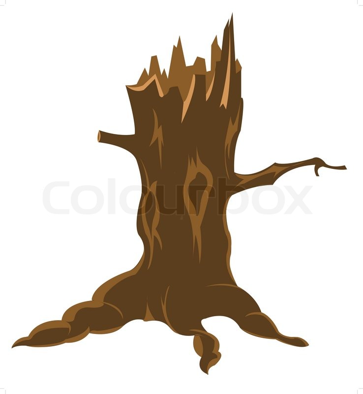 tree trunk clipart vector