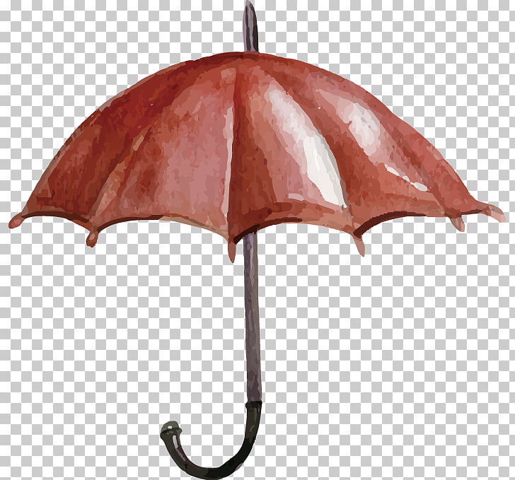 Trem, Bala Umbrella Rain, Painted red umbrella water PNG
