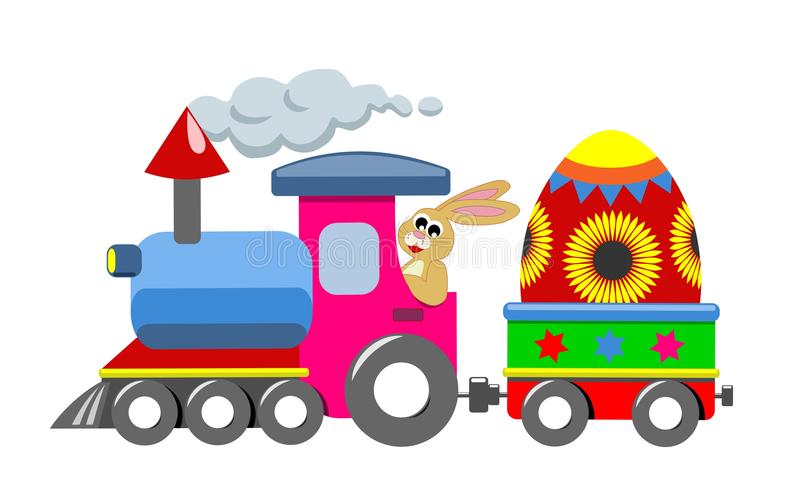 Easter clip art train