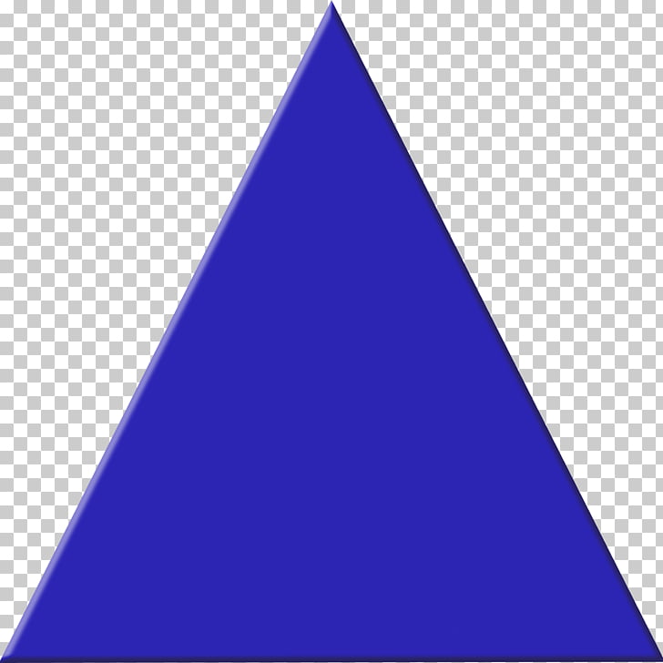 Triangle Drawing , Blue Triangle PNG clipart