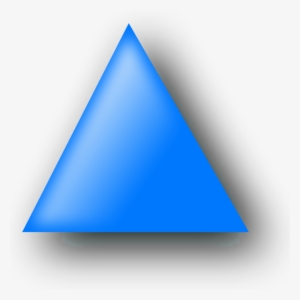 Blue triangle png.