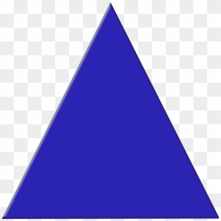 Blue triangle png.
