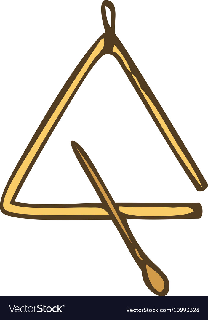Music instrument triangle.