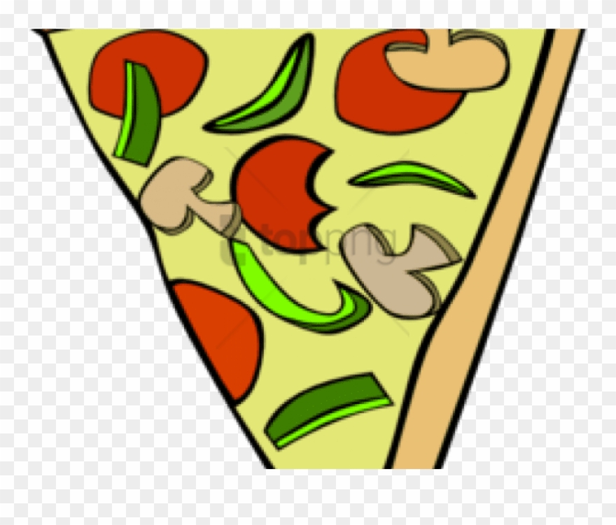 Triangle clipart pizza.