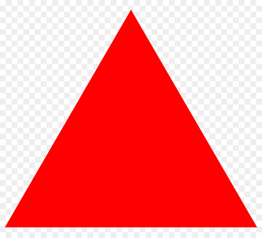 triangle clipart red