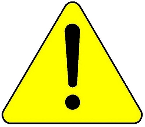 triangle clipart warning